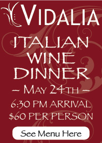 italian wine dinner
