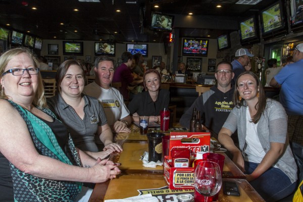 Debbie Carter, Rock Manager Elise Lyons, David Mayo, Whitney Mayo, Charles Haynes and Caitlin Haynes Photo by Dudley Carter