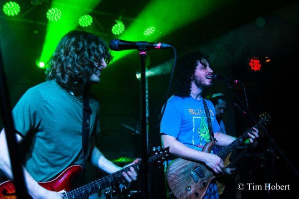 Pigeons Playing Ping Pong perform at The Local in Boone on March 2, 2016. Photo by Tim Hubert.