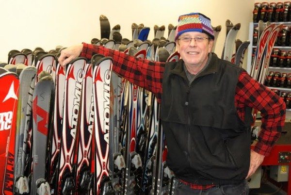 Shop owner Rick Crosby is pictured in the Snow Toys ski shop in Banner Elk.