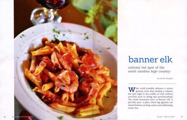 Banner Elk TDA/Epicurean Charlotte, Jan. Feb. 2016 issue