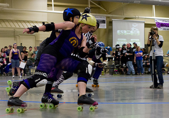 Appalachian RollerGirls are fierce competitors