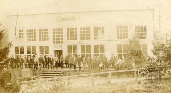 3) Boone Lumber Company Commissary with workers, ca. 1916, Lowery-Whiting Collection, Digital Watauga Project;