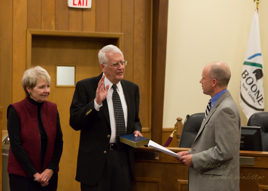 Andy Ball Sworn in as Mayor of Boone NC