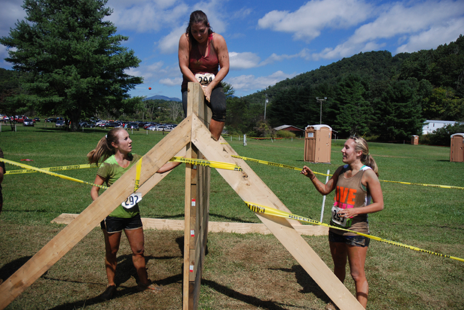 Runners hit an obstacle