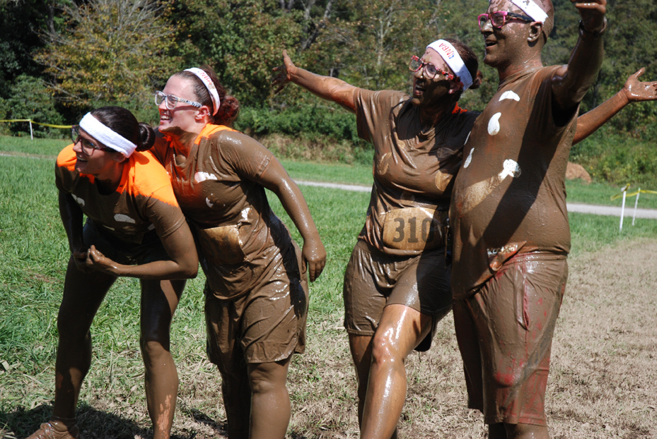 Getting muddy