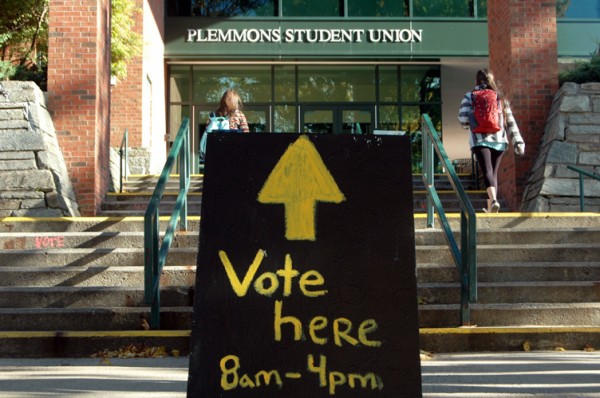 Students walk inside the Plemmons Student Union on Thursday morning.