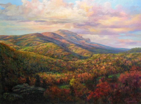 Egi Antonaccio - oil - Grandfather Lights - 36x48