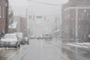 If you showed someone this picture of downtown Boone and asked them to guess the time of year, they probably wouldn't say late March. Photo by Ken Ketchie