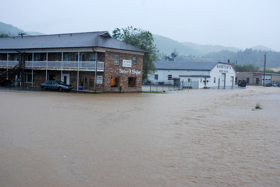 Photos: Parking Lots, Roads in Boone Flood Sunday | High Country Press