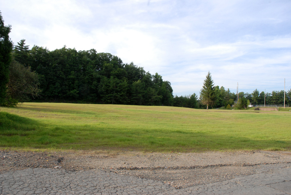 Grass now grows where the school once stood.