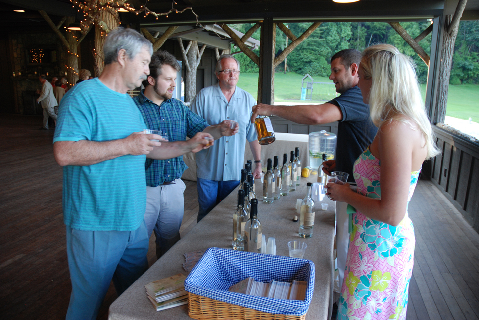 Guests enjoying the event