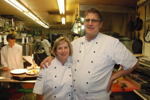 Alison and Sidney Bond are pictured in the kitchen at the Gamekeeper.