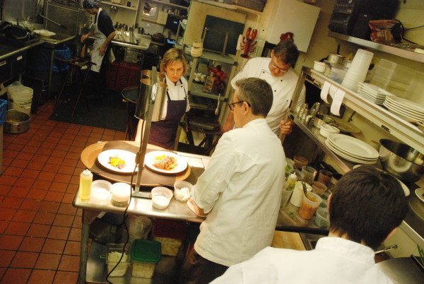 Sidney and Alison Bond work alongside the Gamekeeper team in the kitchen.