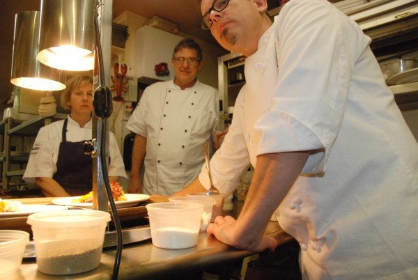 Sidney and Alison Bond work alongside Ken Gordon at the Gamekeeper.