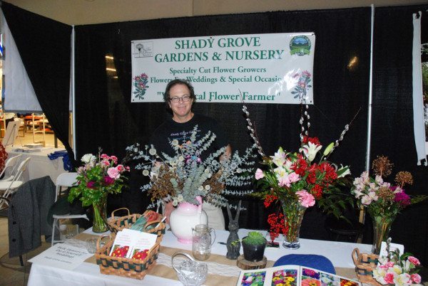 The folks from Shady Grove Gardens and Nursery set up shop at the annual wedding expo in 2015.