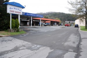 The stretch of road in front of Ride With Pride is nicely paved. Both ends of Pride Drive, which connect Leola Street and U.S. 321/Blowing Rock Road are not. Photo by Ken Ketchie