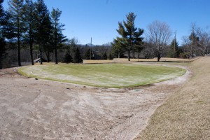 At the Blowing Rock Country Club, greens on the ninth and 14th holes are new. Photo by Ken Ketchie