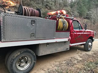 Back burn operations along Sampson Road. 11/22/16