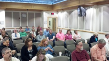 Folks were pink in support of nonprofits. 