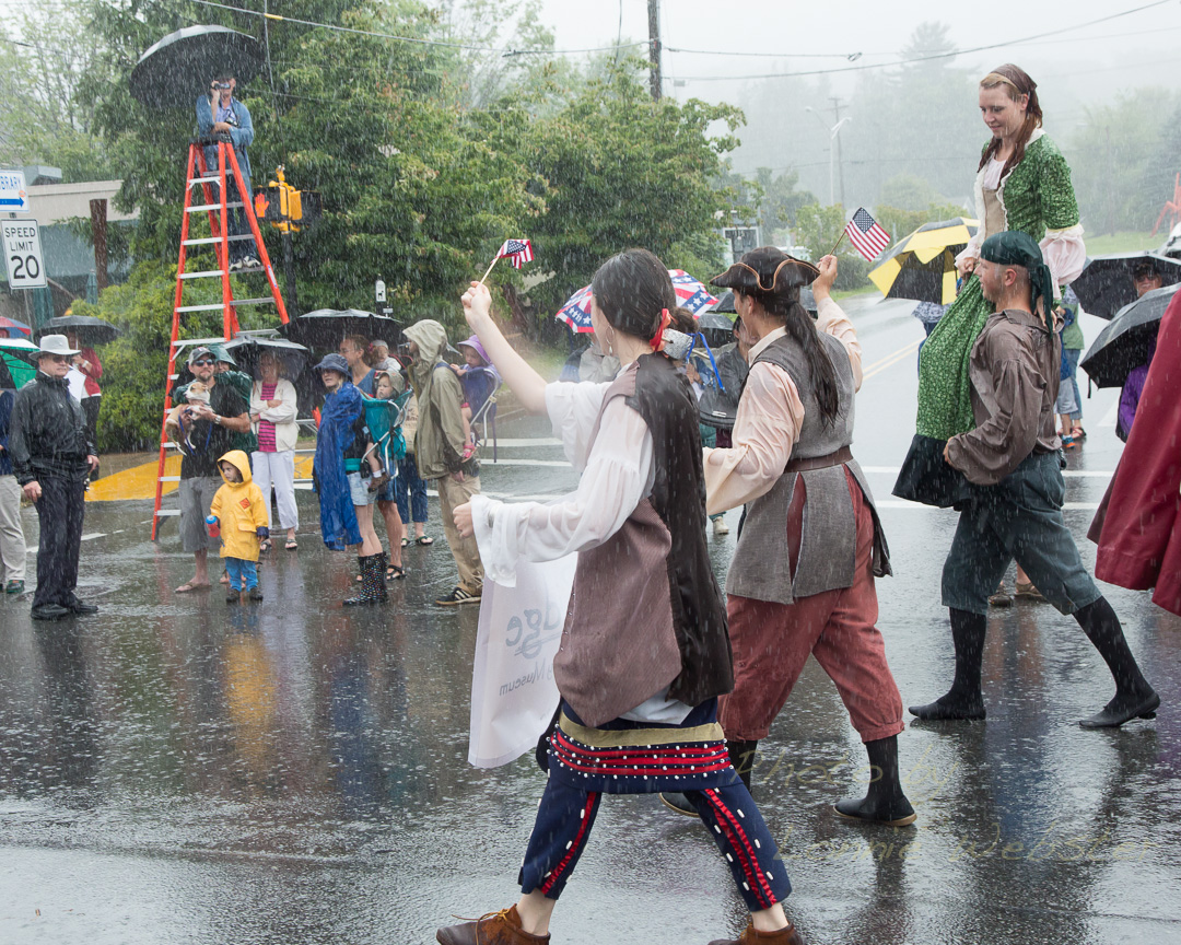 Boone 4th of July Parade in the rain