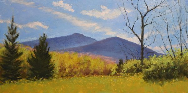 Kevin Beck - Holloway Spring - oil on canvas -12X24