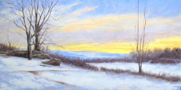 Kevin Beck - Winter Sunrise - 18x36 - original