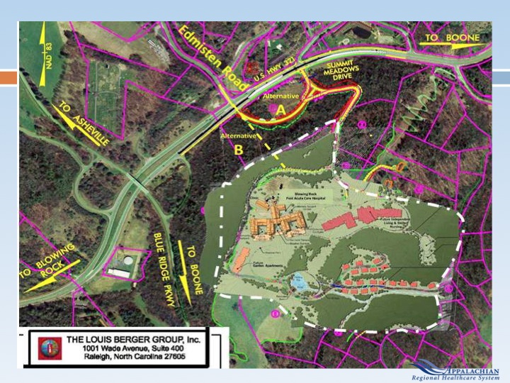 Outline of the plans for the new facility. Click to enlarge.