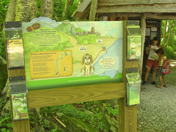 Last Friday afternoon, Grandfather Mountain State Park's TRACK Trail was dedicated. Photo by Randy Johnson