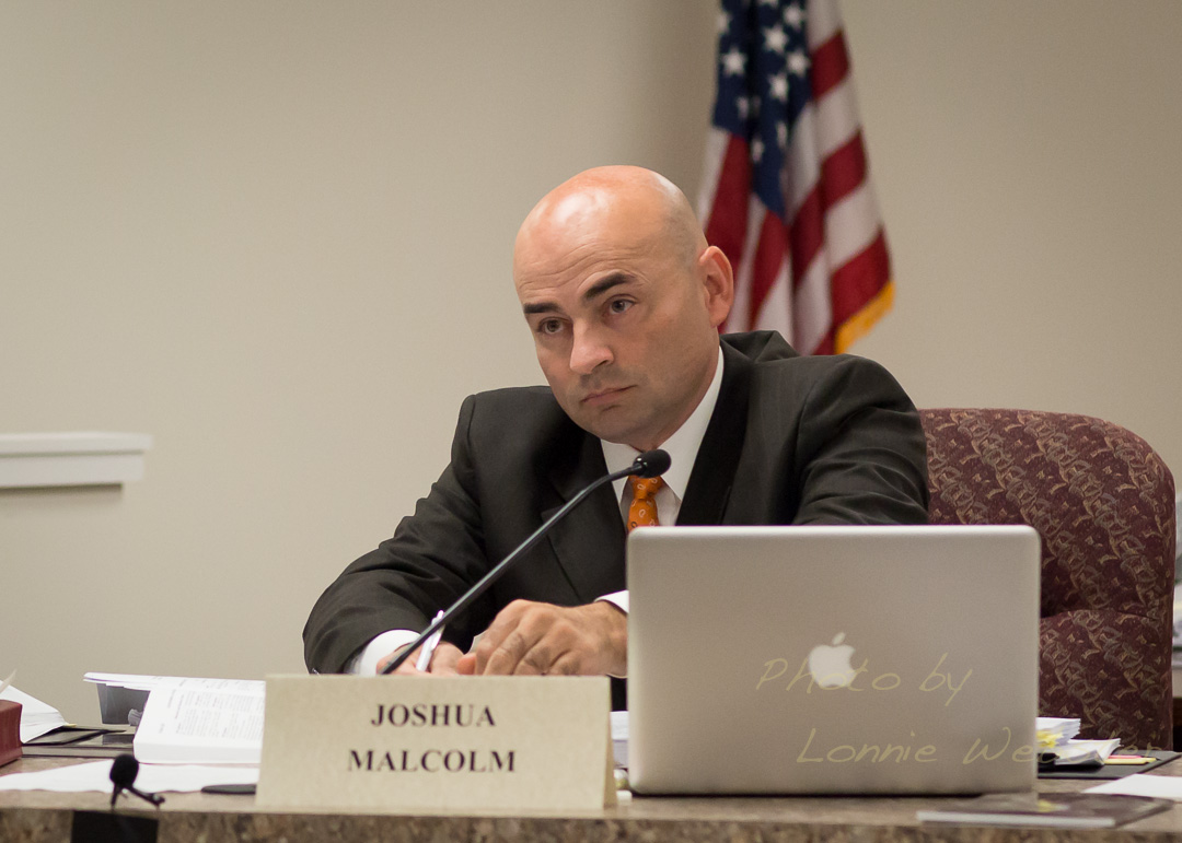 State Board of Elections Member Josh Malcolm, a Democrat