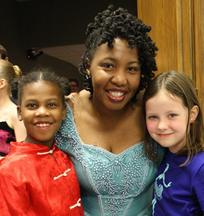 Flanked by two kids, Christian recently announced that she will file her candidacy for the Watauga County Board of Education.