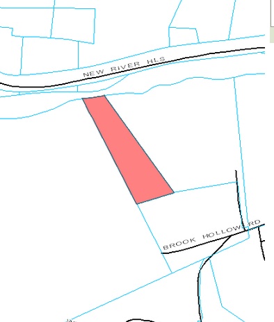 Tax parcel map of property.