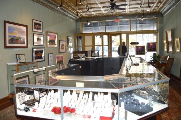 Inside Old World Galleries in Boone. Photo by Jessica Isaacs.