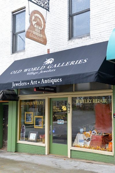 Old World Galleries in downtown Boone.