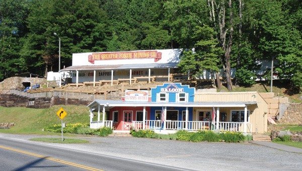 Customers return year after year to the Greater Foscoe Mining Company where the view from the mine overlooks the Foscoe valley and the setting make it a fun place to visit.