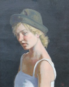 Art Cellar Gallery Artist Tony Griffin portrait of Lindsey