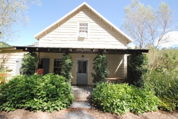 The back entrance to the old Shull family general store.