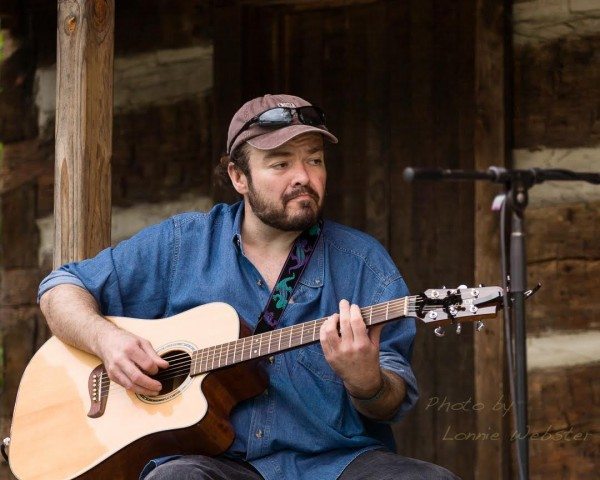 Richard Watson on the Cabin Stage at MerleFest in 2008. Photo by Lonnie Webster