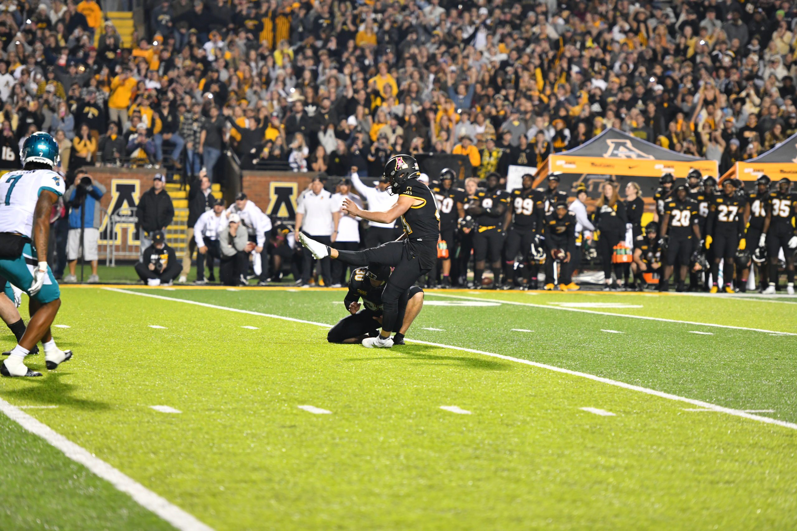 Appalachian State Upsets 14th Ranked Coastal Carolina on LastSecond